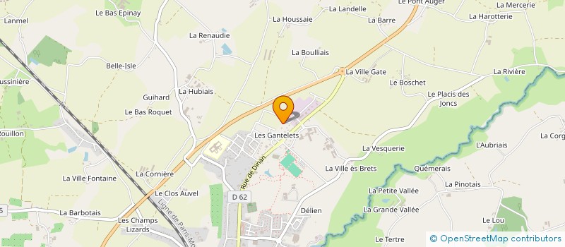 localisation de l'entreprise POMPES FUNEBRES PASTUREL  CAULNES