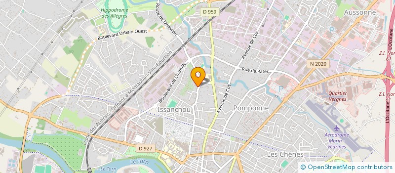 localisation de l'entreprise POMPES FUNEBRES PETIT  MONTAUBAN