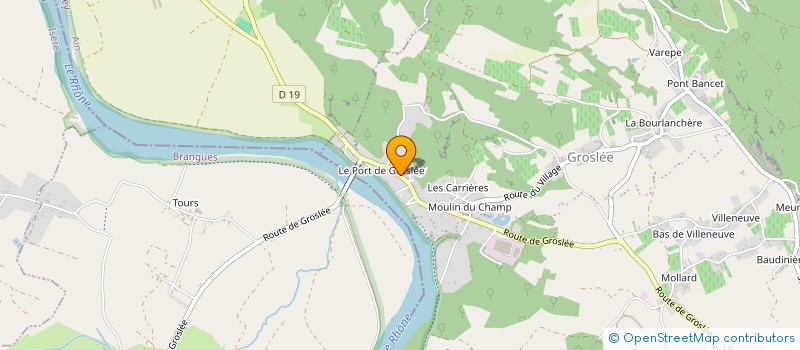 localisation de l'entreprise POMPES FUNEBRES PHILIA  GROSLEE-SAINT-BENOIT