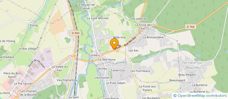 localisation de l'entreprise POMPES FUNEBRES POTTIER à LOCHES