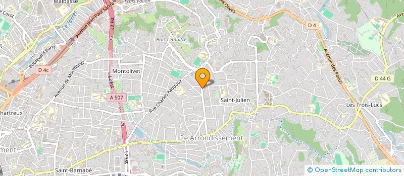 localisation de l'entreprise POMPES FUNEBRES POUR TOUS à MARSEILLE