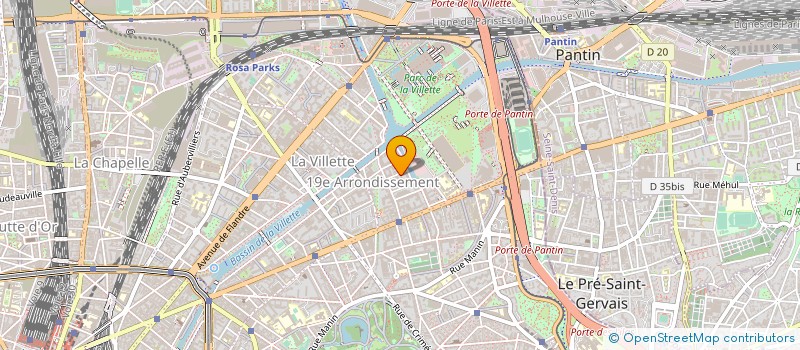 localisation de l'entreprise POMPES FUNEBRES REGIONALES  PARIS