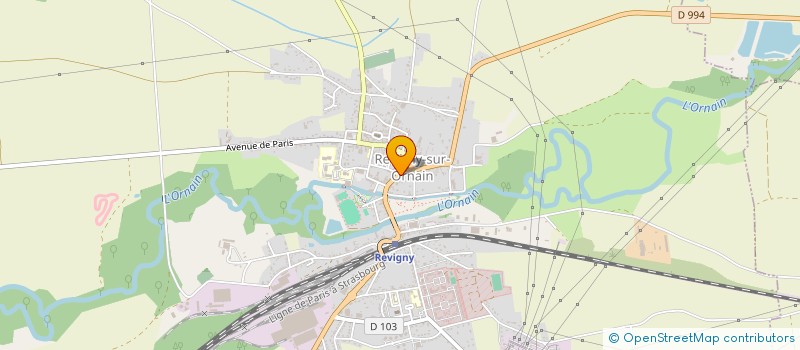 localisation de l'entreprise POMPES FUNEBRES REVINEENNES à REVIGNY-SUR-ORNAIN