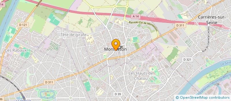 localisation de l'entreprise POMPES FUNEBRES ROMAO à MONTESSON