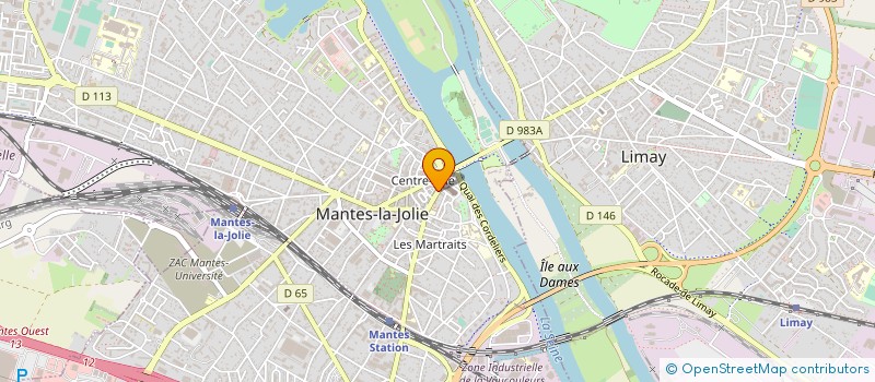 localisation de l'entreprise POMPES FUNEBRES ROYER à MANTES-LA-JOLIE