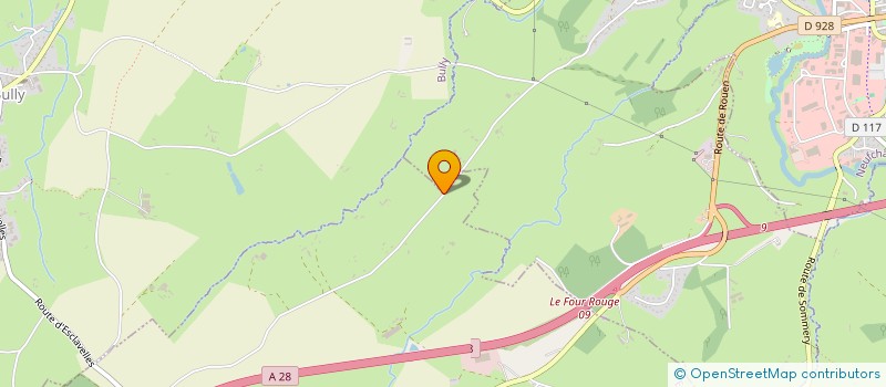 localisation de l'entreprise POMPES FUNEBRES SAGNIER  BULLY