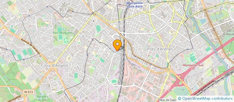 localisation de l'entreprise POMPES FUNEBRES SAINT JUST MONTPELLIER  MONTPELLIER