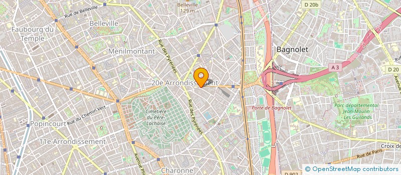 localisation de l'entreprise POMPES FUNEBRES SAINT LOUIS  PARIS