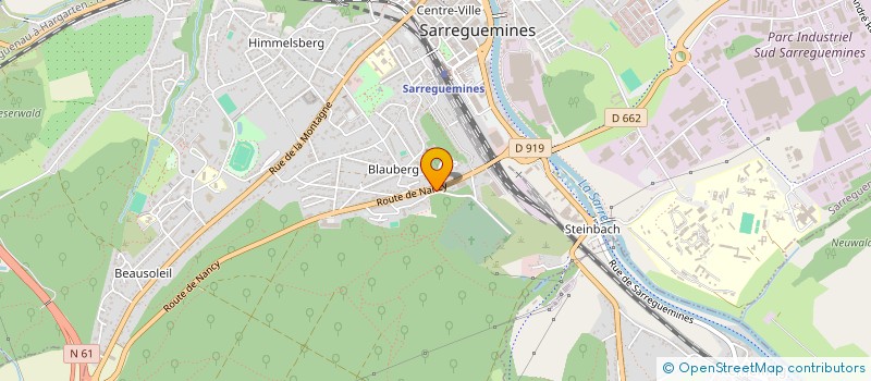 localisation de l'entreprise POMPES FUNEBRES SARREG FABRICE FISCHER à SARREGUEMINES