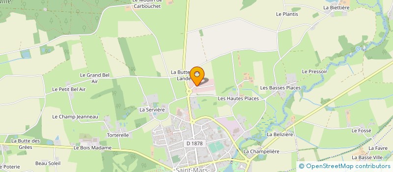 localisation de l'entreprise POMPES FUNEBRES SEIFERT DELEPINE à VALLONS-DE-L'ERDRE