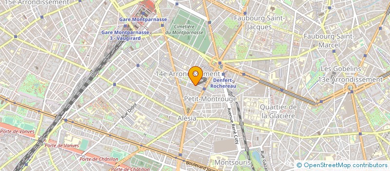 localisation de l'entreprise POMPES FUNEBRES SERVICE à PARIS