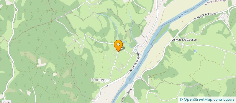 localisation de l'entreprise POMPES FUNEBRES SPLINGARD  FRONTENAC