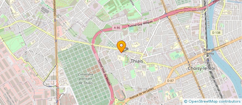 localisation de l'entreprise POMPES FUNEBRES TATY & CO  ORMESSON-SUR-MARNE