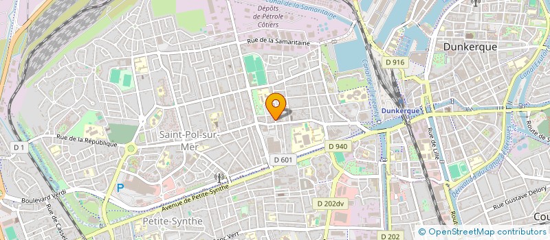localisation de l'entreprise POMPES FUNEBRES TEMPERVILLE à DUNKERQUE