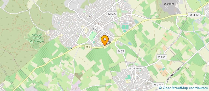 localisation de l'entreprise POMPES FUNEBRES TOMAS à PIGNAN