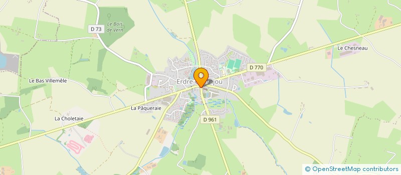 localisation de l'entreprise POMPES FUNEBRES VERN D'ANJOU à ERDRE-EN-ANJOU