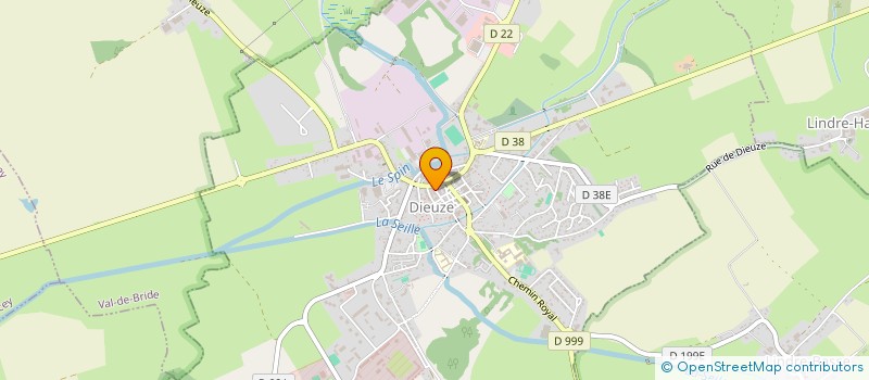 localisation de l'entreprise POMPES FUNEBRES WELSCH-PETIT  DIEUZE