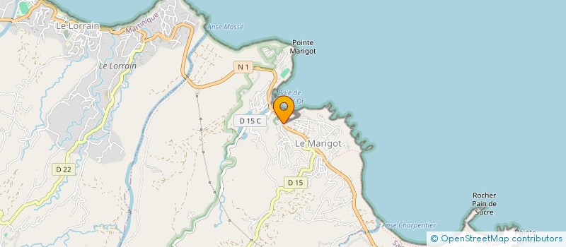 localisation de l'entreprise POMPES FUNEBRES YOLDI SARL à LE MARIGOT