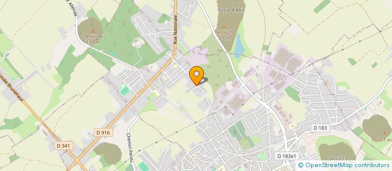 localisation de l'entreprise POMPES FUNEBRES YVES DELPIERRE  AUCHEL