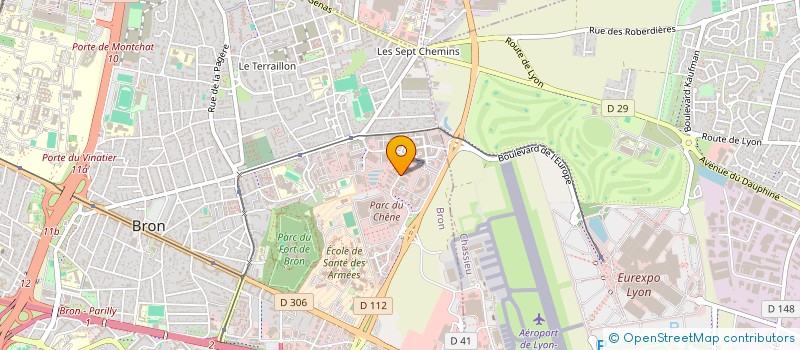localisation de l'entreprise POMPES GROSCLAUDE à BRON