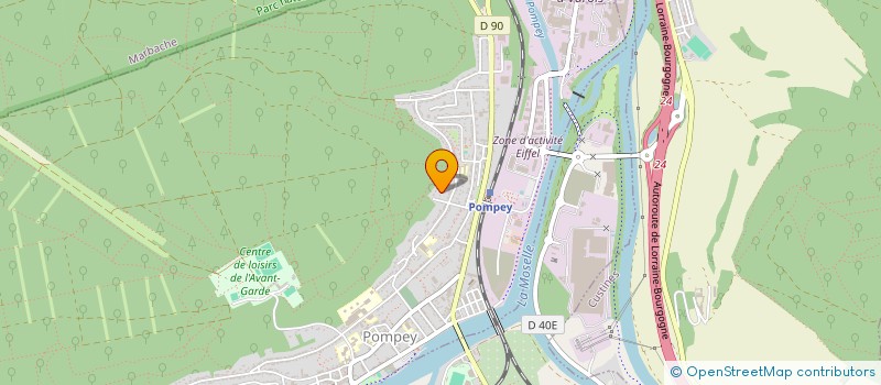 localisation de l'entreprise POMPEY S'ANIME POUR VOUS  POMPEY