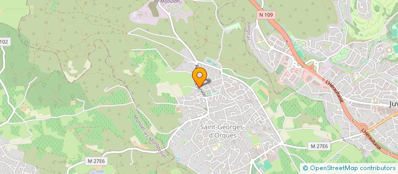 localisation de l'entreprise POMPIDOR FILS  SAINT-GEORGES-D'ORQUES