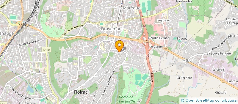 localisation de l'entreprise POMPIDOU  FLOIRAC