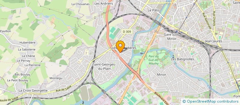 localisation de l'entreprise POMPIERS ENTRAIDE INTERNATIONALE à LE MANS