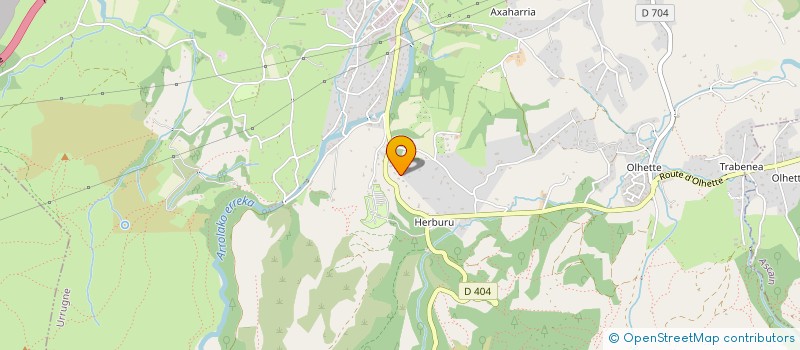 localisation de l'entreprise POMPIERS POUR LE SECOURS INTERNATIONAL ET LE DEVELOPPEMENT PAYS BASQUE BEARN  URRUGNE