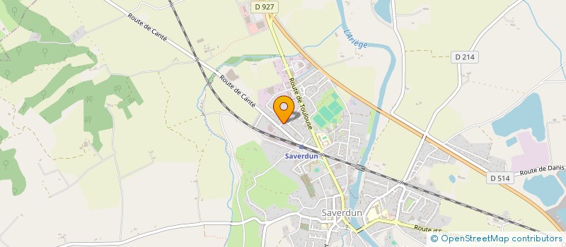 localisation de l'entreprise POMPIERS - RISQUES TECHNO.FR à SAVERDUN