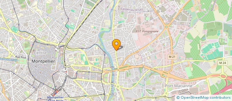 localisation de l'entreprise POMPIGNANE DENTAIRE à MONTPELLIER