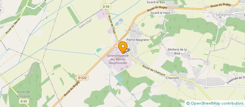 localisation de l'entreprise POMPILIO  SAINT-CHEF