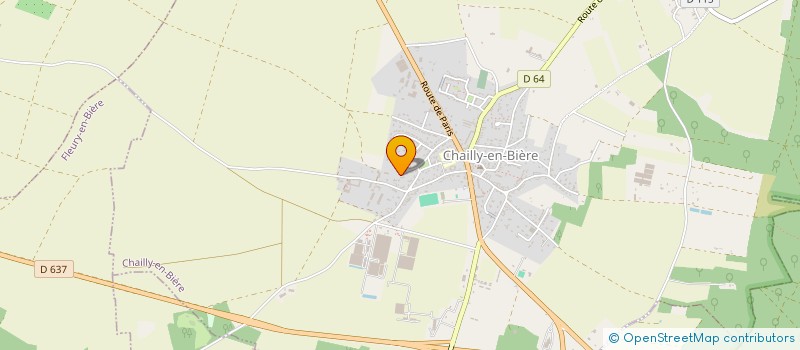 localisation de l'entreprise POMPILIUS  CHAILLY-EN-BIERE