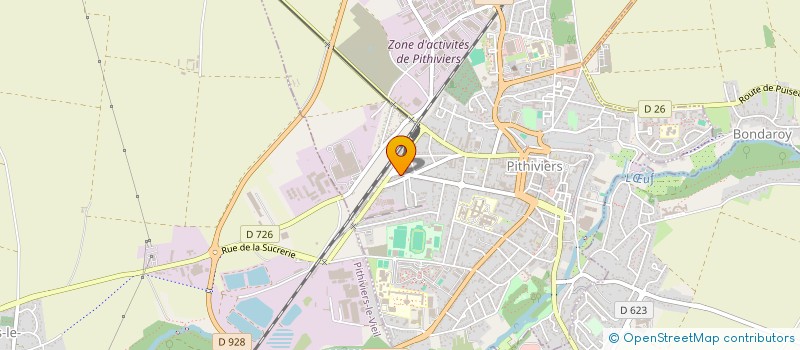 localisation de l'entreprise POMPOM à PITHIVIERS