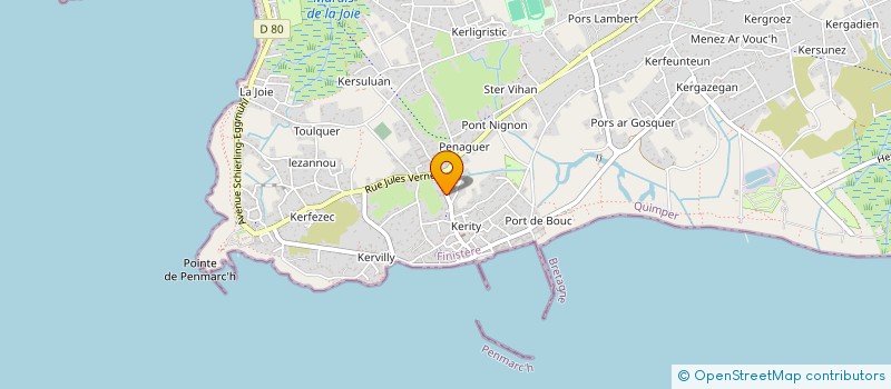 localisation de l'entreprise POMPOM  PENMARCH