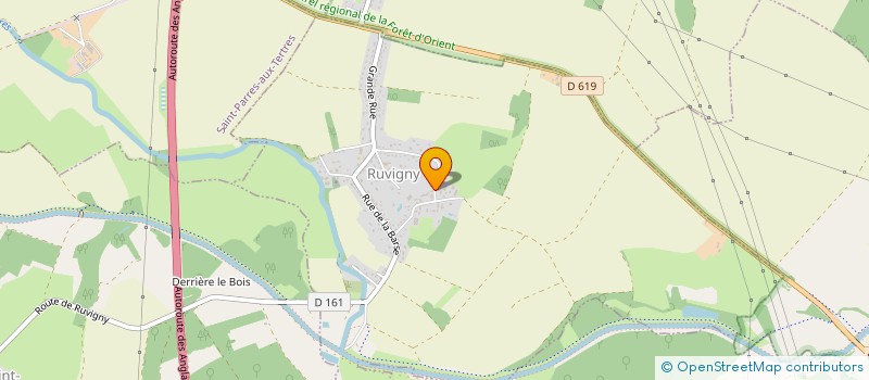 localisation de l'entreprise POMPON  RUVIGNY