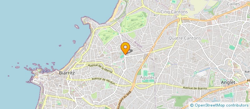 localisation de l'entreprise POMPON STAR à BIARRITZ