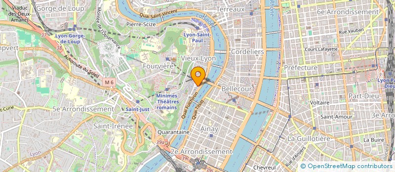 localisation de l'entreprise POMPONNE  LYON