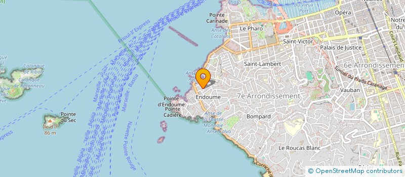 localisation de l'entreprise POMPSY FOOD à MARSEILLE