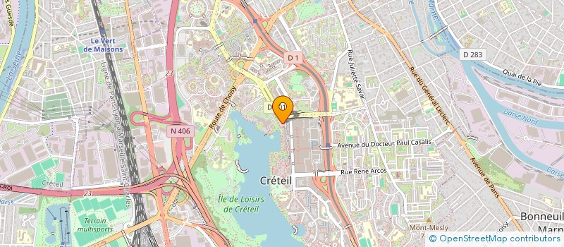 localisation de l'entreprise POMUNITA à CRETEIL