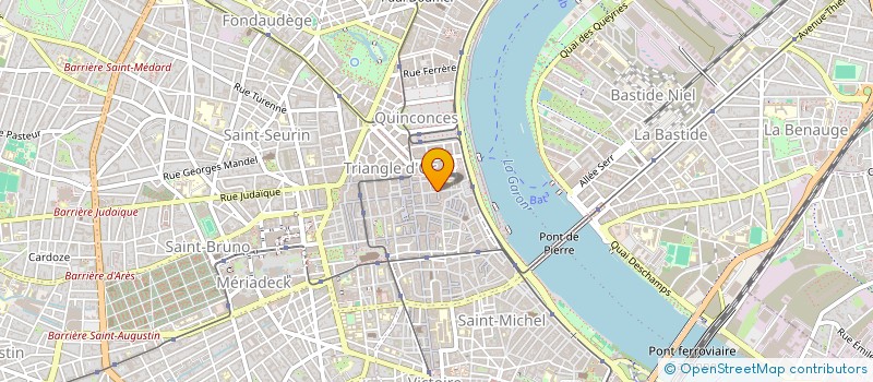localisation de l'entreprise POMY à BORDEAUX