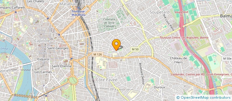 localisation de l'entreprise PONANT INVESTISSEMENTS à TOULOUSE