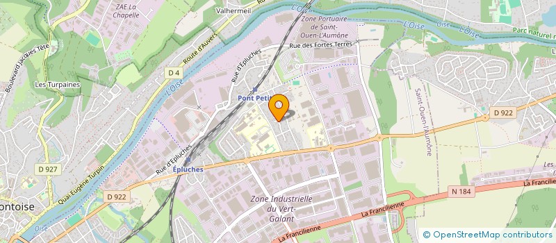 localisation de l'entreprise PONBARRY  SAINT-OUEN-L'AUMONE