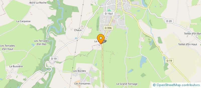 localisation de l'entreprise PONC  SAINT-JULIEN-LA-GENETE