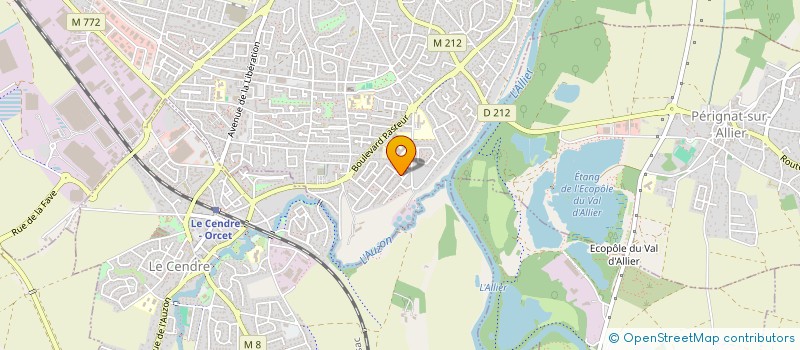 localisation de l'entreprise PONC VITRI PARQUET à COURNON-D'AUVERGNE