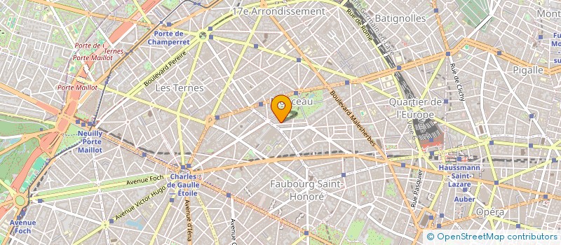 localisation de l'entreprise PONCELET-CLOS DES TERNES  PARIS