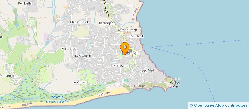 localisation de l'entreprise PONCELET INDIVISION à FOUESNANT