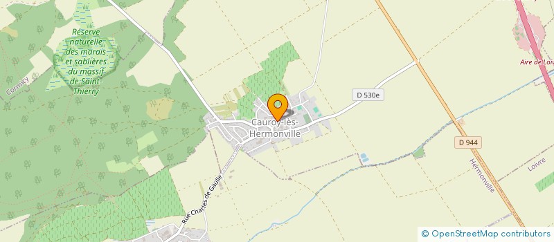 localisation de l'entreprise PONCELET LT  CAUROY-LES-HERMONVILLE