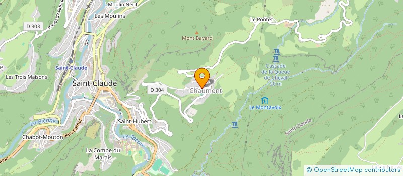 localisation de l'entreprise PONCET IMMOBILIER  SAINT-CLAUDE