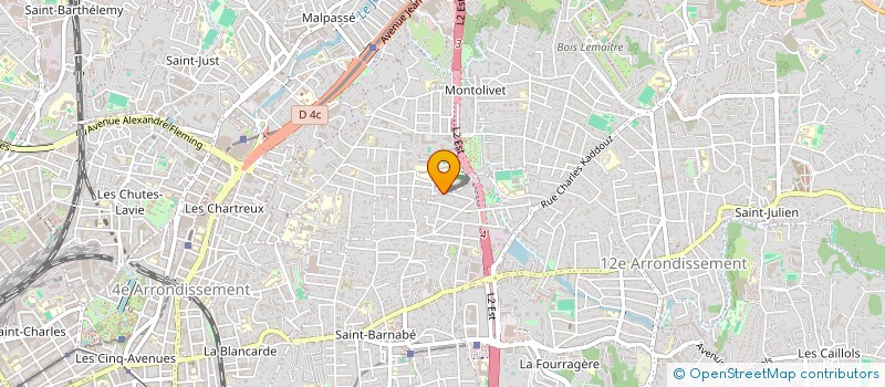 localisation de l'entreprise PONCET MONTHORIN à MARSEILLE